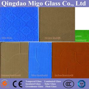 सीई एसजीएस के साथ रंगा हुआ पैटर्न ग्लास