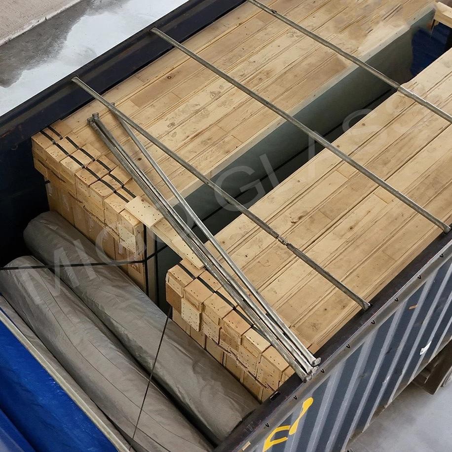 padel court artificial turf packing