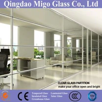 टेम्पर्ड ग्लास वॉल पार्टीशन